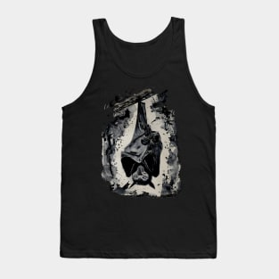 bat watercolor Tank Top